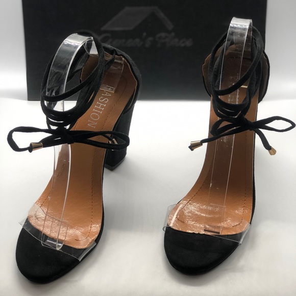 Tie up block heel - Picture 3 of 5